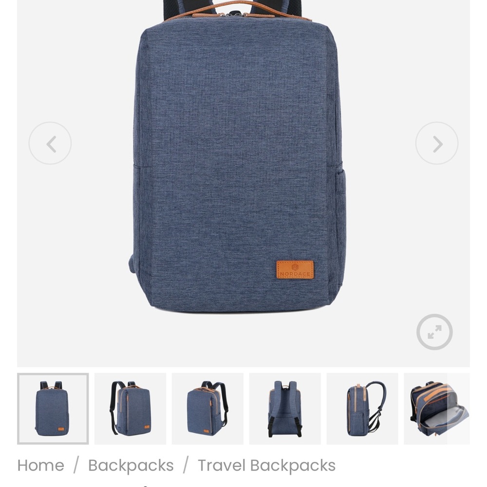 Nordace Smart Backpack with 3 Matching Packing Cubes